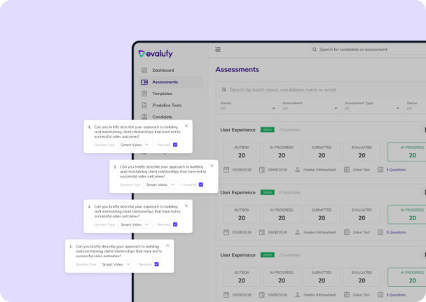 evalufy assesment